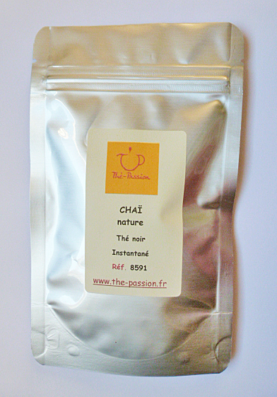 Thé noir chaï instantané masala nature sachet doypack
