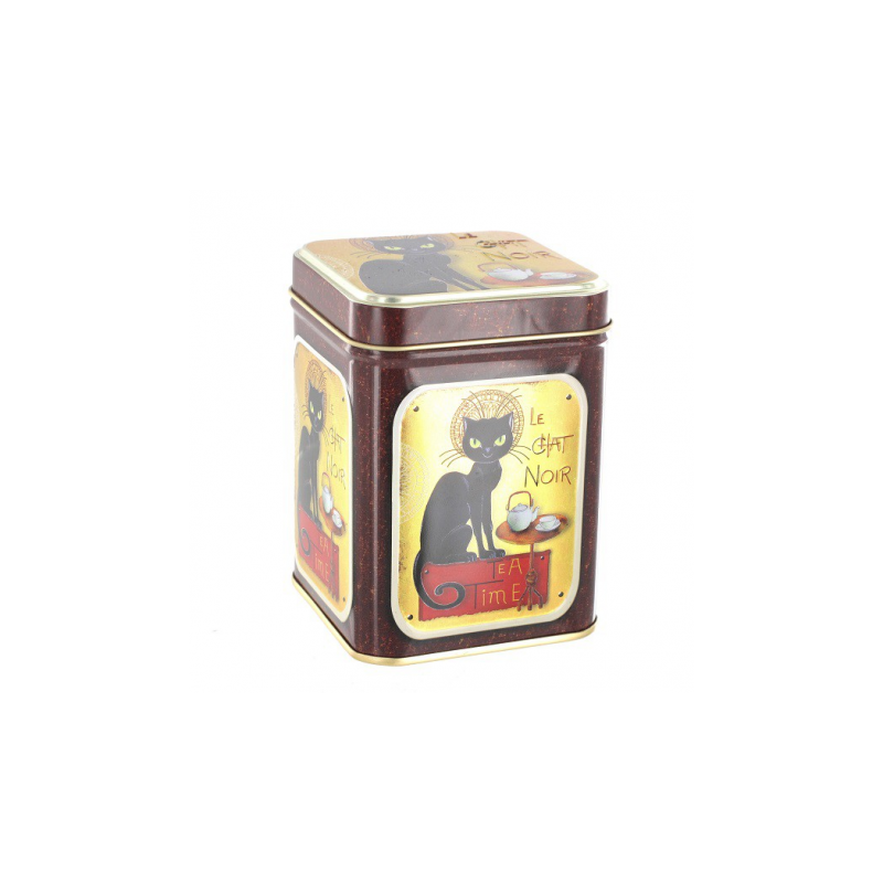 Boite A The 100gr Motif Le Chat Noir The Passion
