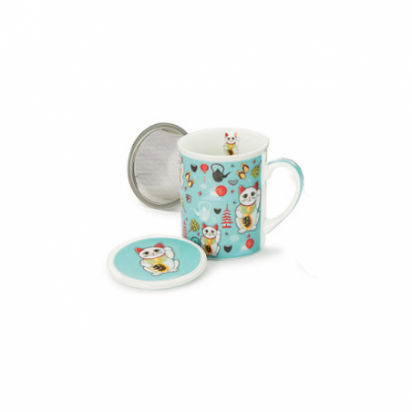 Tisanière Chat porte-bonheur Maneki-Neko