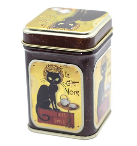 Boîte à thé "Le chat noir"