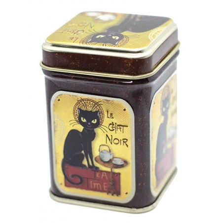 Boîte à thé "Le chat noir"