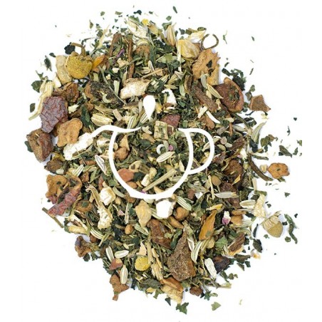 Infusion Bio Relaxation mélange de plantes en vrac Thé-Passion