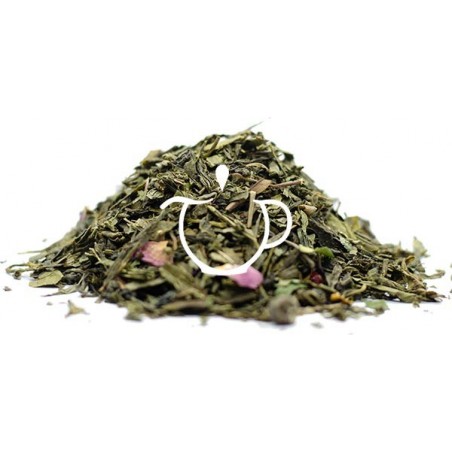 Détail pétales de rose menthe poivrée Perles de Jade Rose Rencontre Menthe