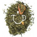 Thé Vert Fraise Myrtille mélange Sencha fraises myrtilles vanille en vrac Thé-Passion