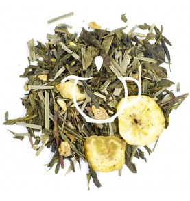 Thé Vert Fruité Banane Goji mélange Sencha banane goji gingembre en vrac Thé-Passion
