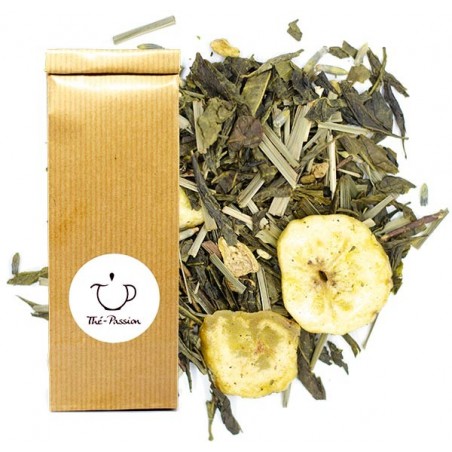 Sachet Thé Vert Fruité Banane Goji Thé-Passion