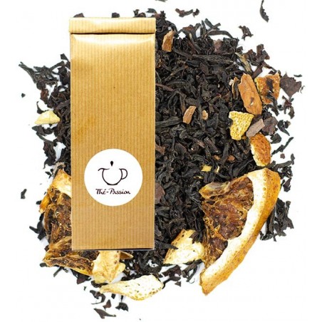 Sachet Thé Noir Chocolat Orange Thé-Passion