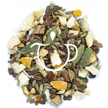 Infusion Ayurvédique cannelle réglisse fenouil cardamome orange mélange en vrac Thé-Passion