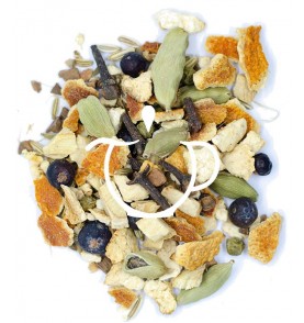 Infusion Ayurvédique Neuf Épices mélange épices orange genièvre cannelle en vrac Thé-Passion