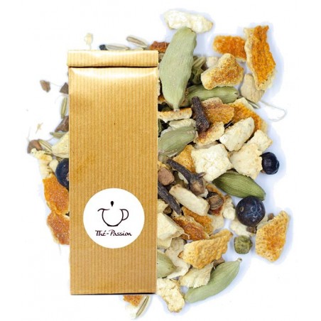 Sachet Infusion Ayurvédique Neuf Épices Thé-Passion