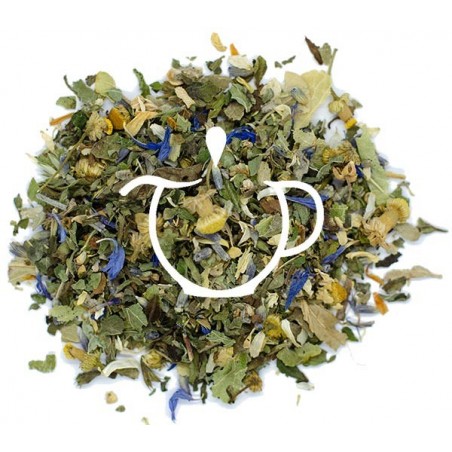 Infusion du Soir mélange plantes menthe camomille lavande en vrac Thé-Passion