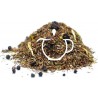 Détail menthe anis mûre myrtille et marigold Rooibos Menthe Anis