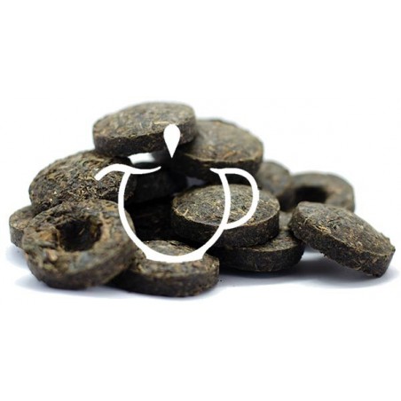 Détail nid compressé Mini Tuo Cha Pu Erh Yunnan
