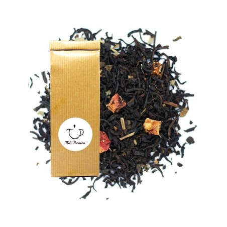 Sachet Thé Noir Fraise Coco Thé-Passion