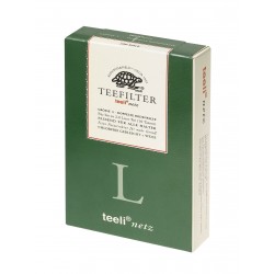 Boîte de filtres à thé en papier non-blanchi grande taille