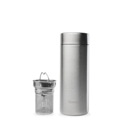Théière nomade Qwetch Inox Brossé 400 ml Thé-Passion