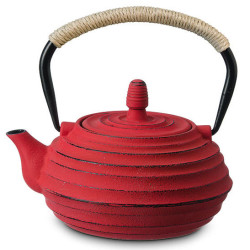 Théière japonaise en fonte Suzune 0,7L intérieur émaillé Thé-Passion