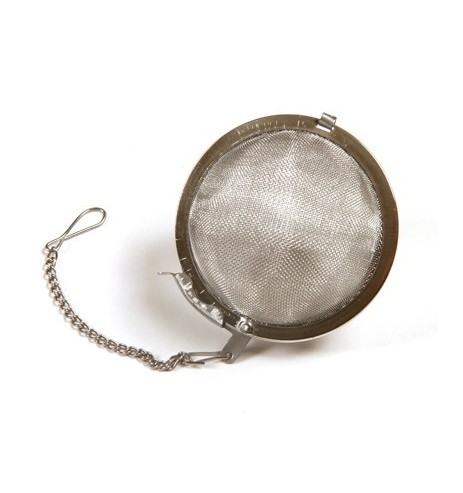 Boule à thé métal grand format pour tisane : diamètre 6,5cm 
